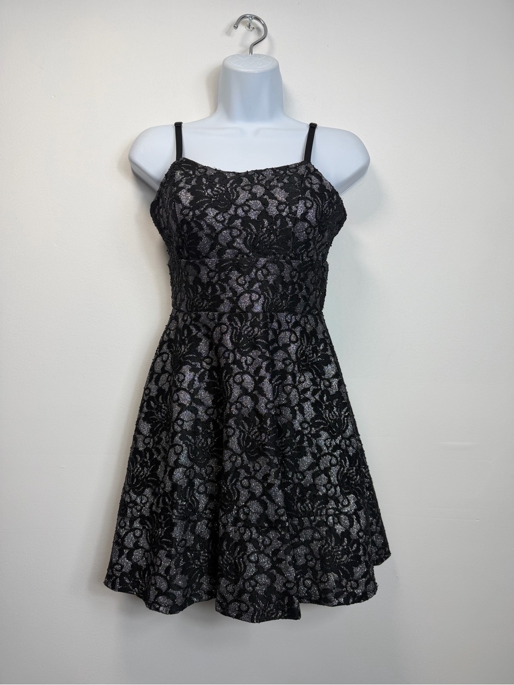 Speechless Black Spaghetti-Strap Dress